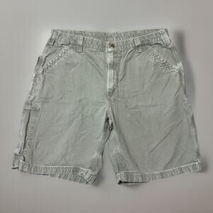 Carhartt Men's Cargo Shorts Size 40 Green Cargo Work Shorts